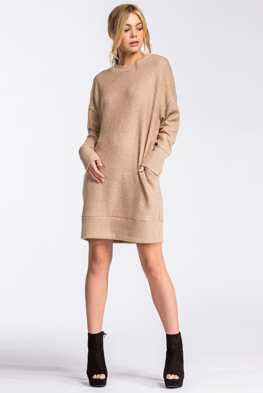 warm sweater dress