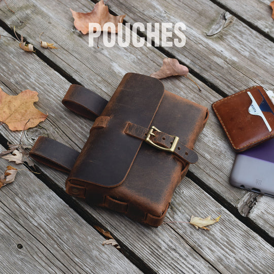 Leather Belt Pouches