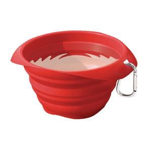 Kurgo Collaps A Bowl Red  for Dogs/Cats