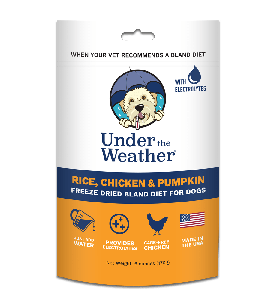 Under the Weather Rice, Chicken & Pumpkin Freeze Dried Bland Dog Food