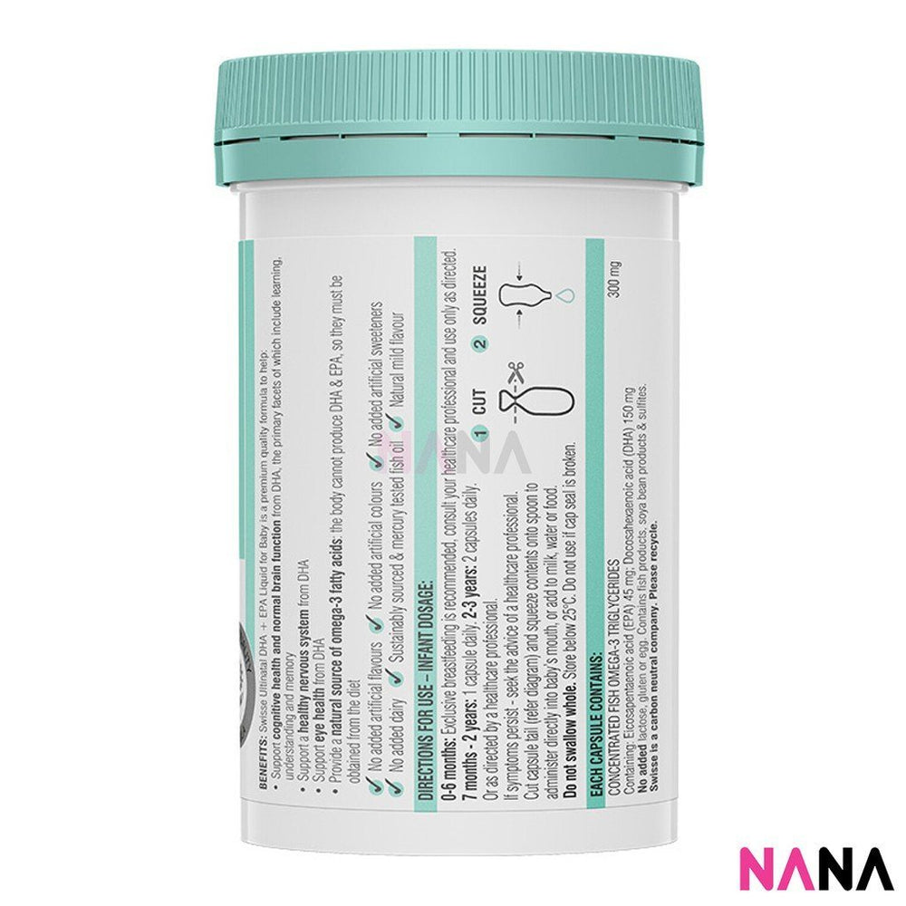 Swisse Ultinatal Calcium Liquid For Baby 60 Tablets Nana Mall