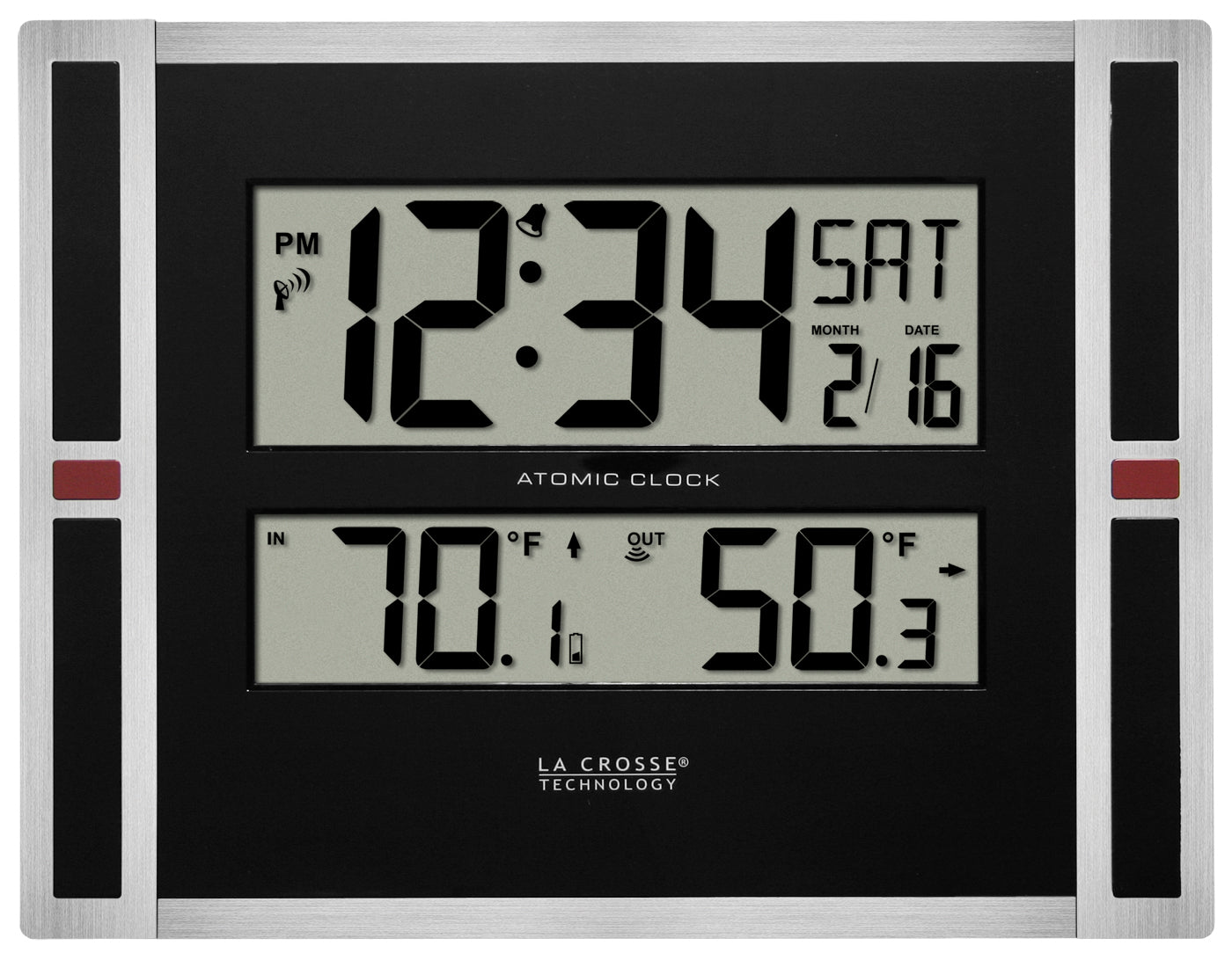 La Crosse Technology T83714 13.5 inch Classic Round Dial Thermometer, White