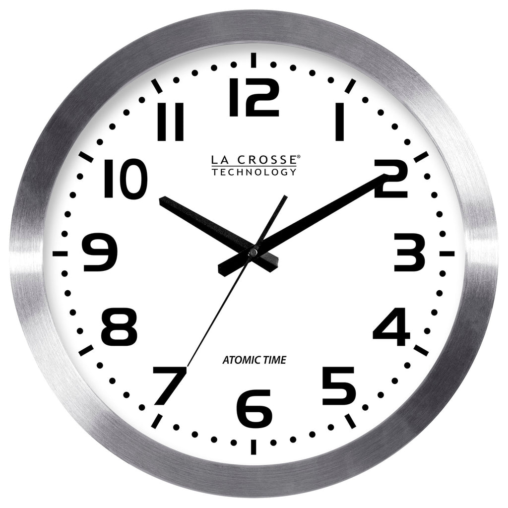 Bbb85654 16 Inch Atomic Metal Wall Clock La Crosse Technology