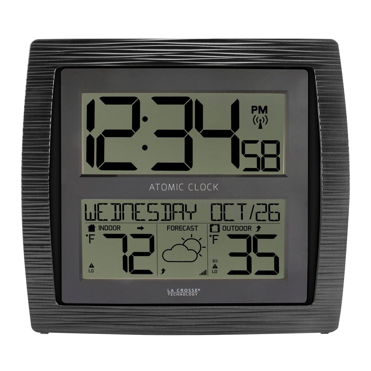 digital weather wall clocks