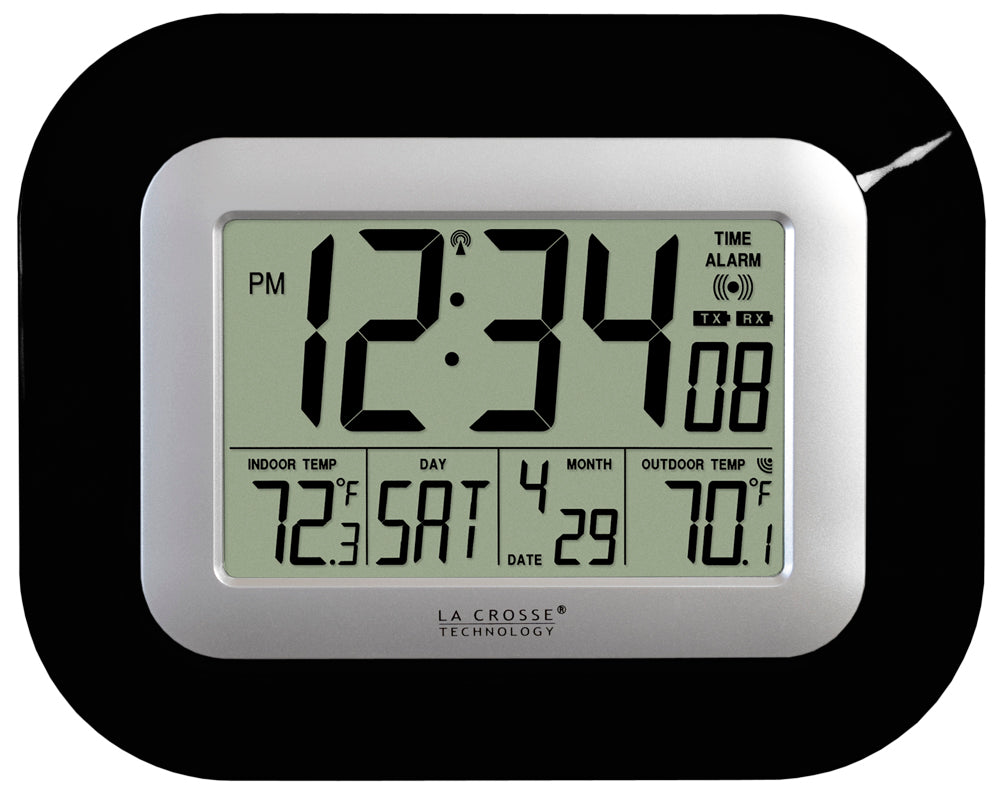 La Crosse Technology 513-113 Digital Wall Clock with Temperature & Countdown Timer