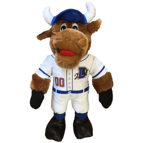 Durham Bulls Wool E. Bull Mascot Plush Durham Bulls Official Store