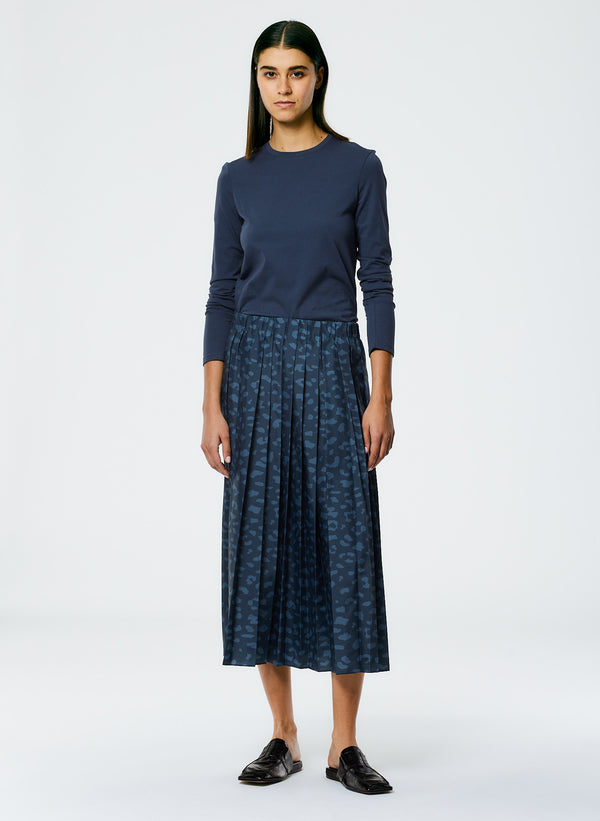 Italian Sporty Nylon Pleated Pull On Mini Skirt – Tibi Official