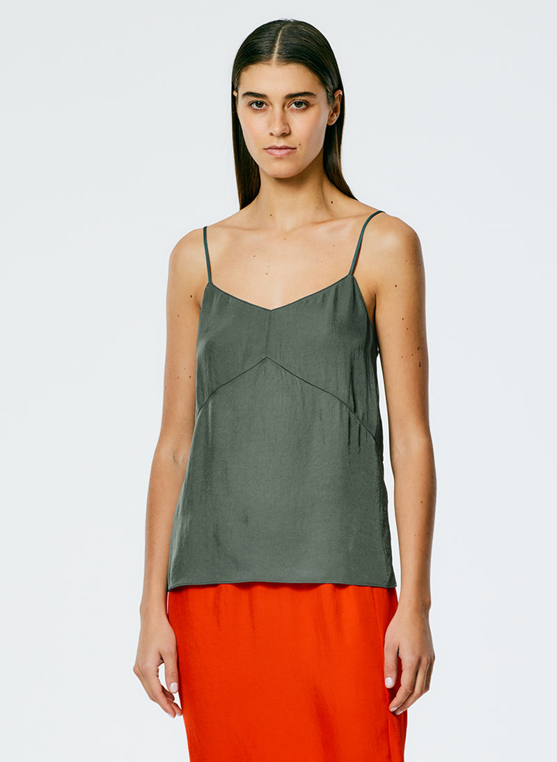 Tibi Lou Lou Applique Lace Cami (Tops,Sleeveless)