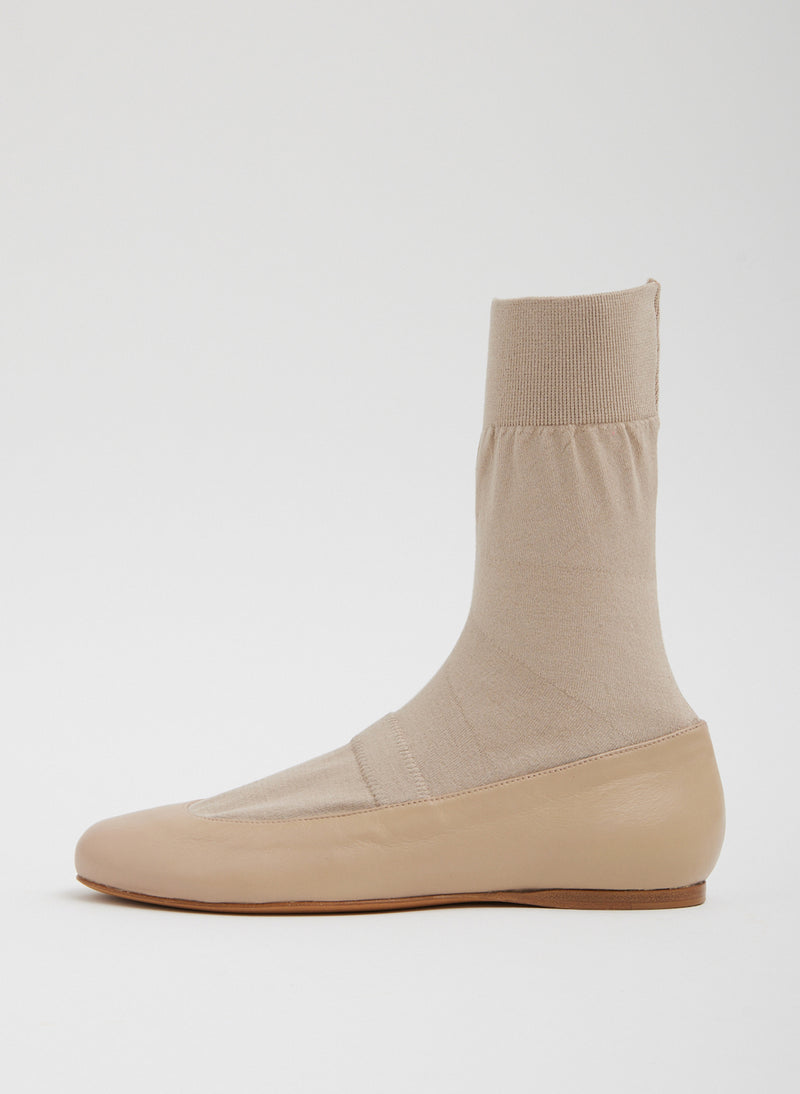 티비 Tibi Borg Sock Shoe,Nude