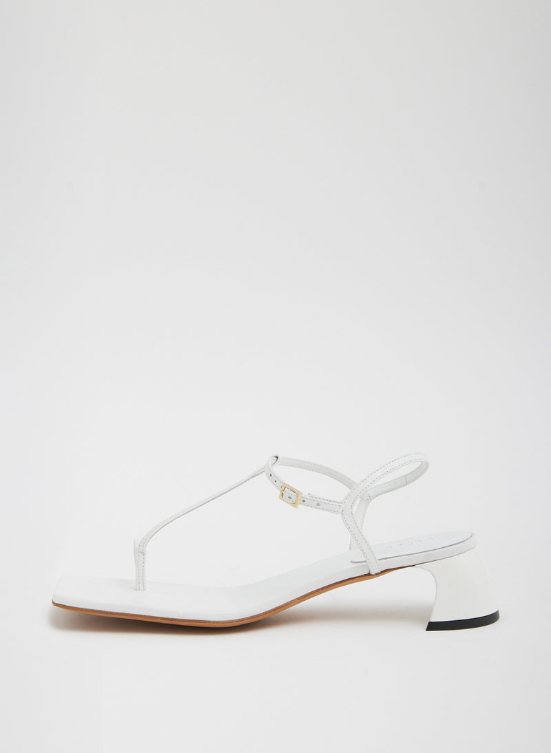 티비 Tibi Georgia Sandal,Optic White