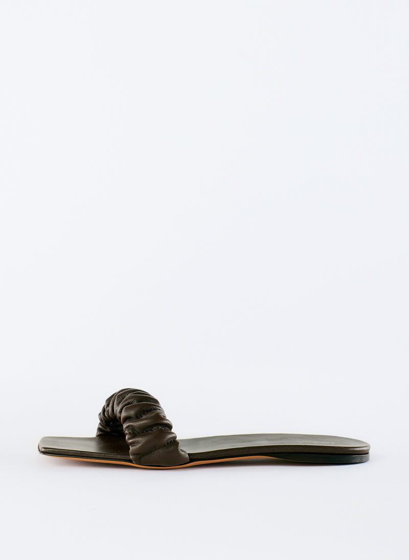 티비 Tibi Jordan Nappa Sandal,Brown