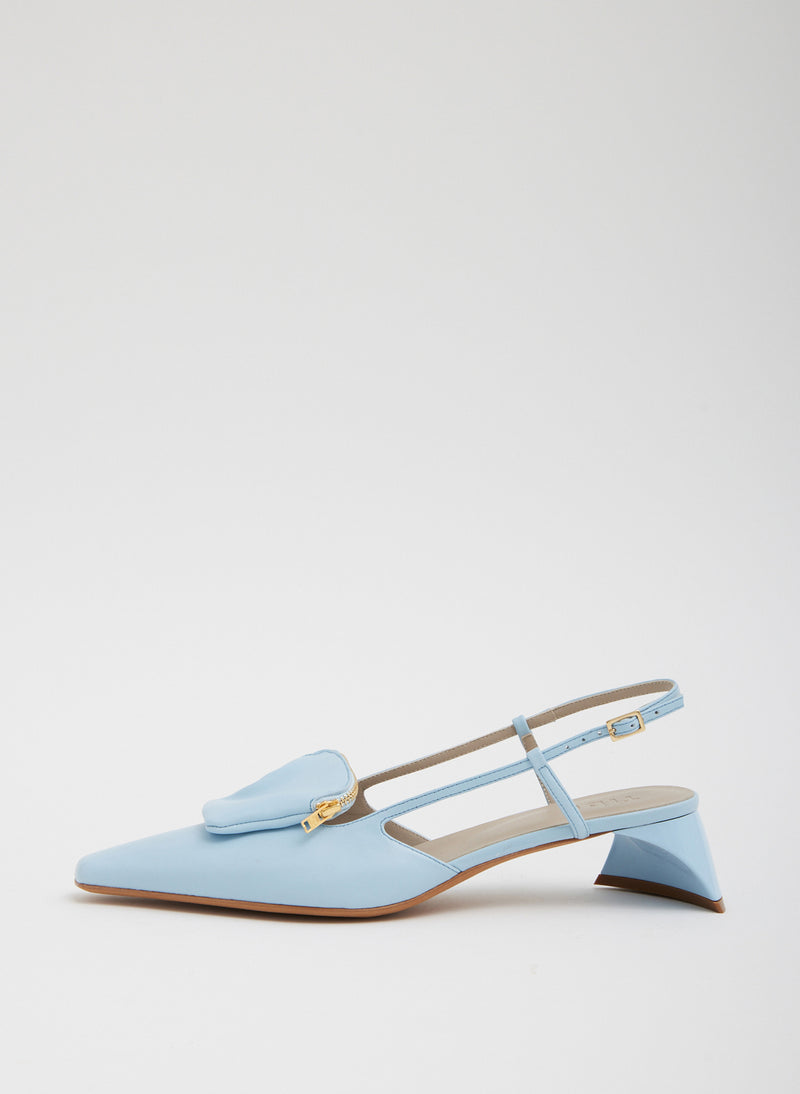 티비 Tibi Victor Slingback,Baby Blue