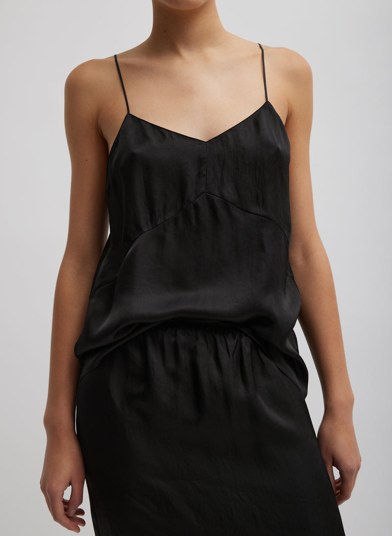 티비 Tibi The Slip Cami,Black