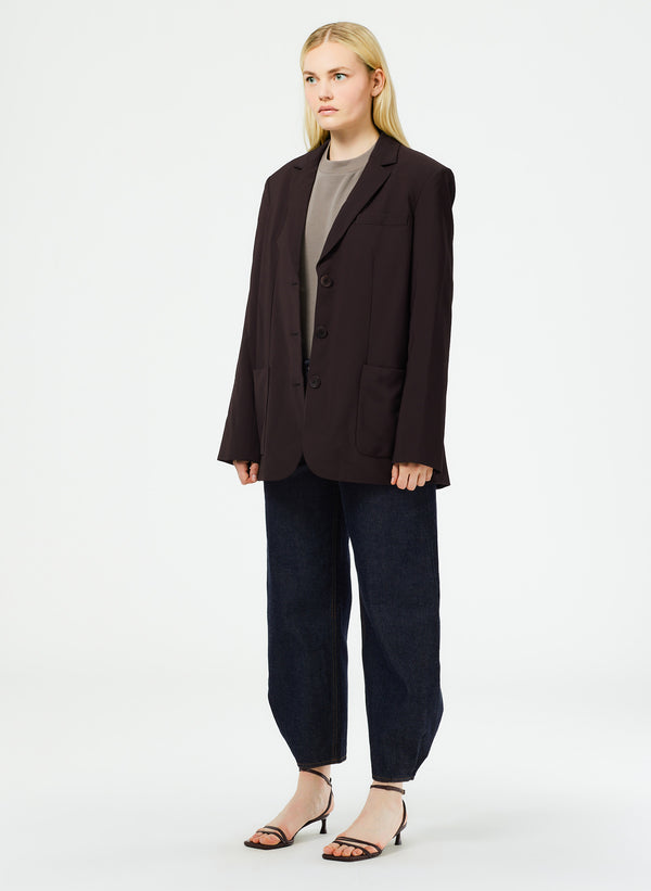 Tropical Wool Max Blazer – Tibi Official