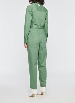 cotton twill jumpsuit