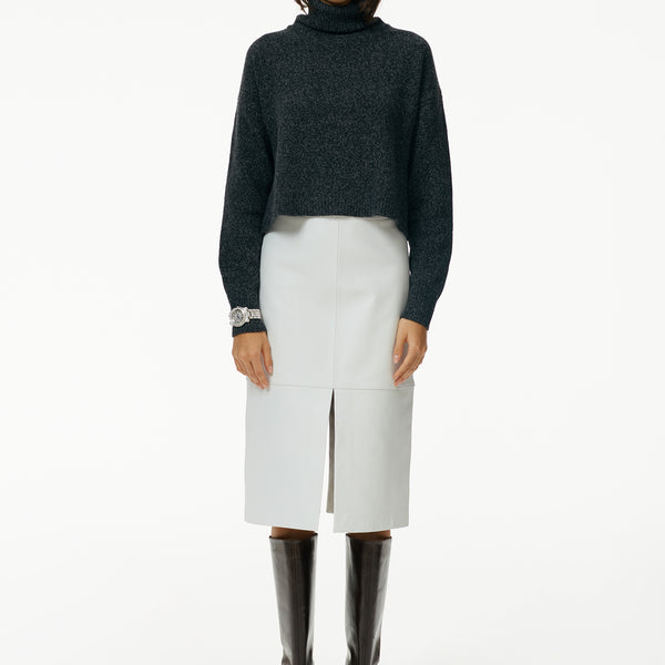 Leather Pencil Slit Skirt – Tibi Official