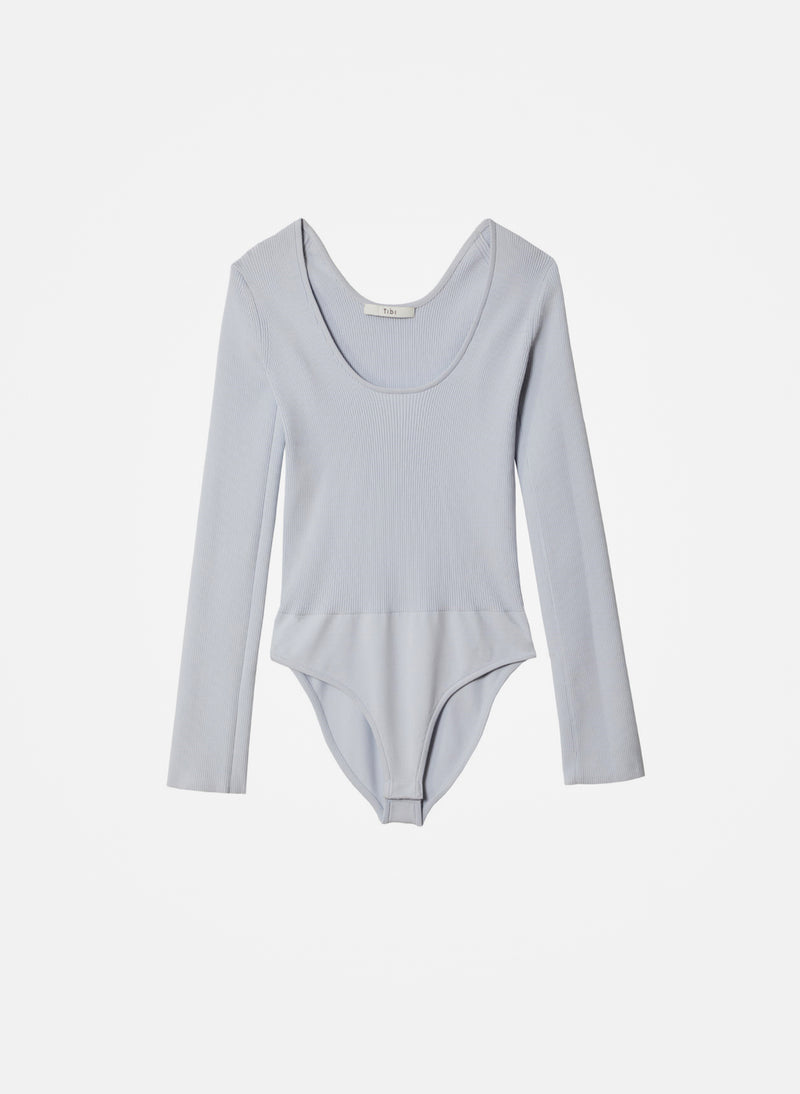 Tech Poly Decollete Bodysuit – Tibi 