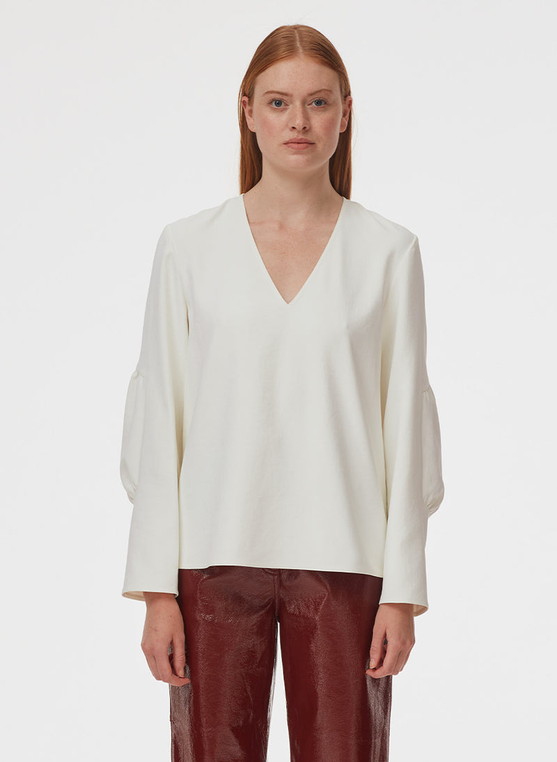 tibi bell sleeve top