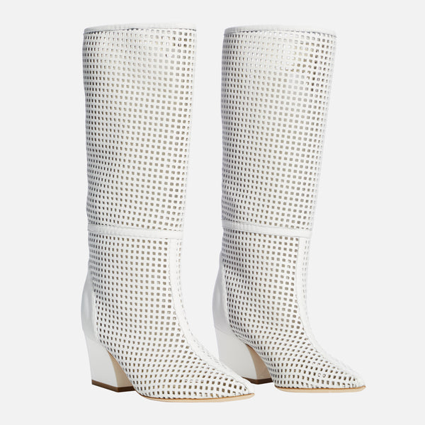 tibi white boots