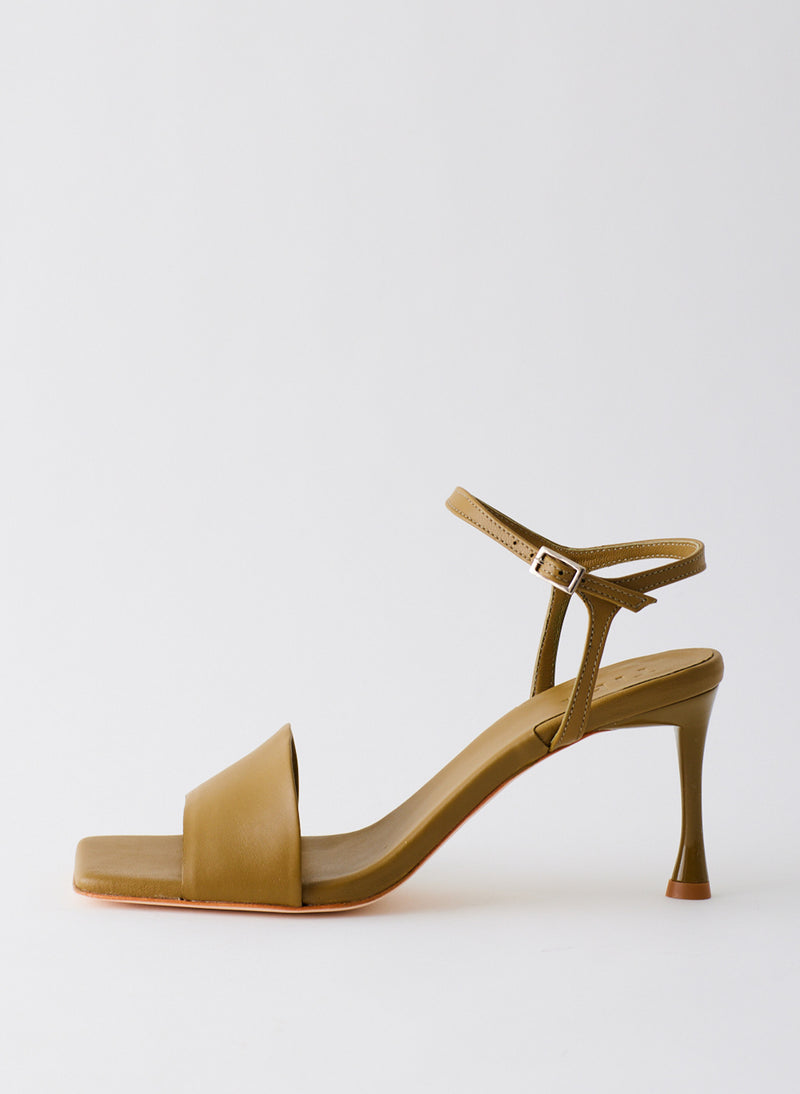 티비 Tibi Golly Sandal,Green Pea