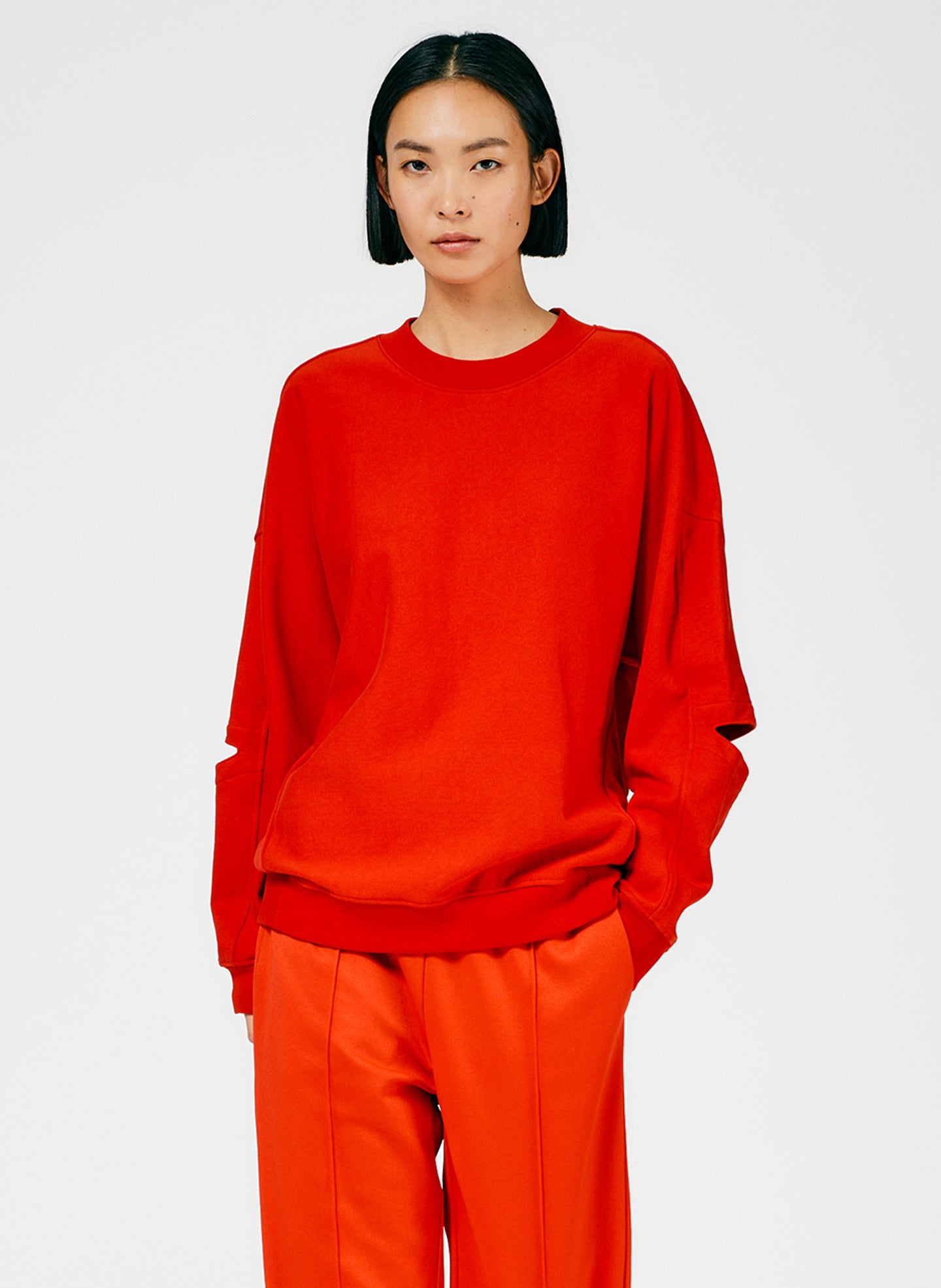 Cocoon Crewneck Sweatshirt – Tibi Official