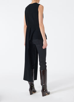 tibi triacetate draped top