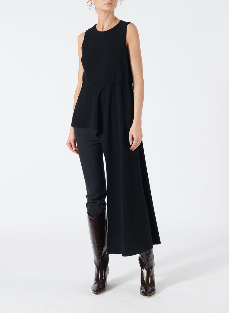 tibi triacetate draped top