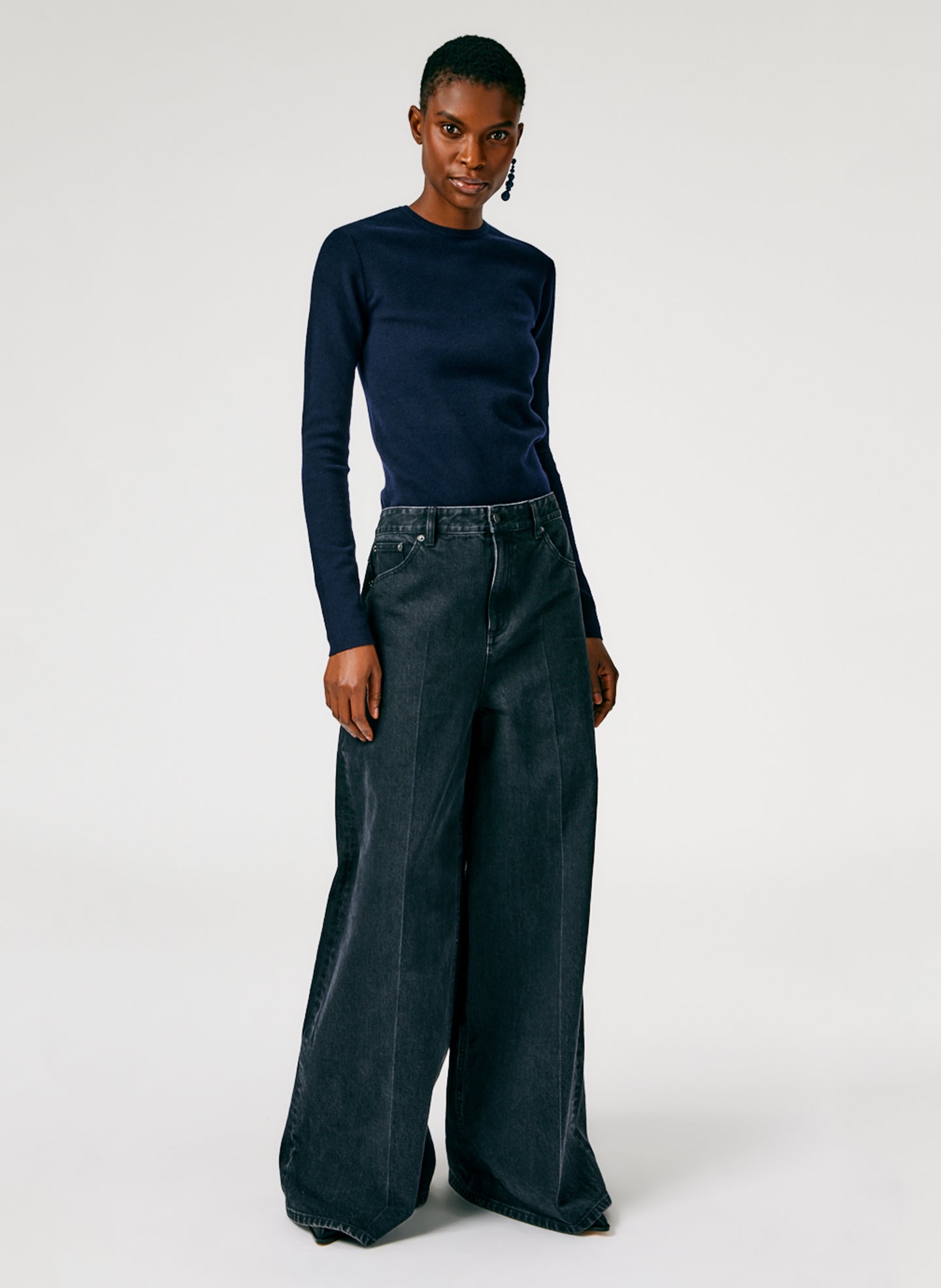 Black Denim Murray Jean - Petite – Tibi Official