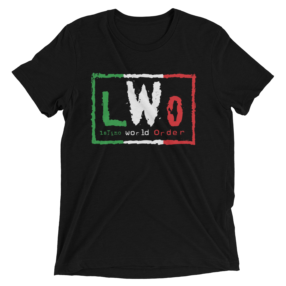 Eddie Guerrero &quot;LWO&quot; Men's Tri-Blend T-Shirt - wweretro