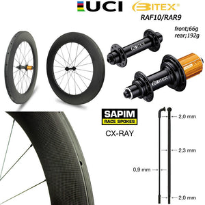 Super Light Weight 700c Road Bike Wheel Japan Carbon fiber wheelset 30 38 47 50 60 88 Clincher Tubular Tubeless With Sapim CXRay