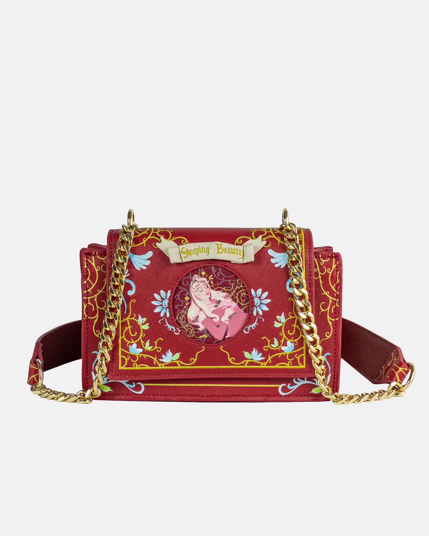 sleeping beauty crossbody bag