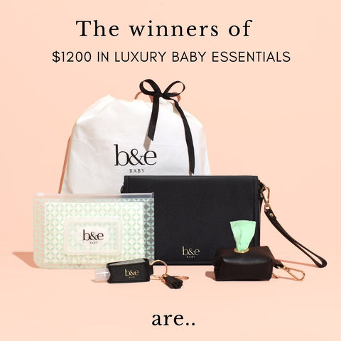 Ben & Ellie Baby Luxury Baby Essentials Giveaway prize bundle
