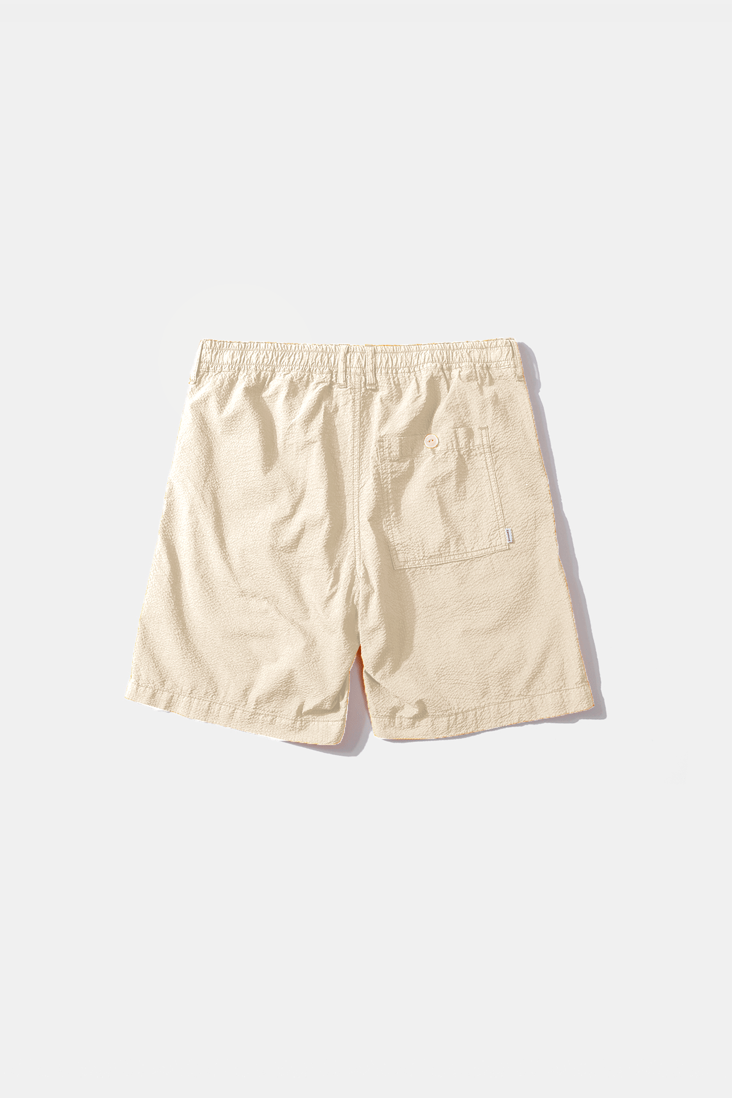 Seersucker Shorts Plain Off White | Edmmond Studios Pants – edmmond.com