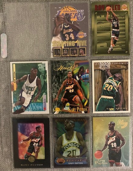 Gary Payton Card Set – Double Back Comics and Collectibles