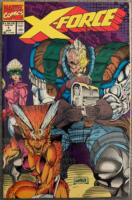 X-Force 1 - Liefeld Variant with Shatter Star Trading Card