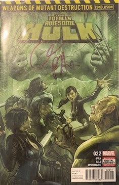 Totally Awesome Hulk 22 -Signed by Greg Pak