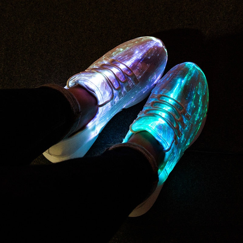 Verdorren badge Trolley Sneakers with light, glow in the light and dark – simplyfavorite4U