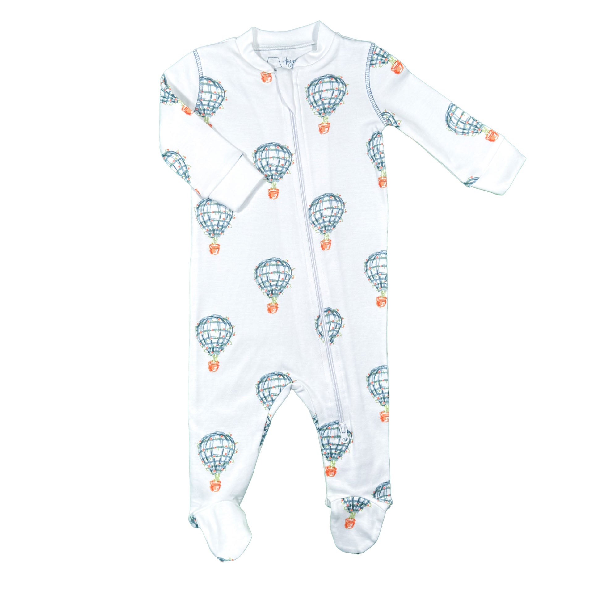 Birthday Balloons Footed Pajamas - Smockingbird