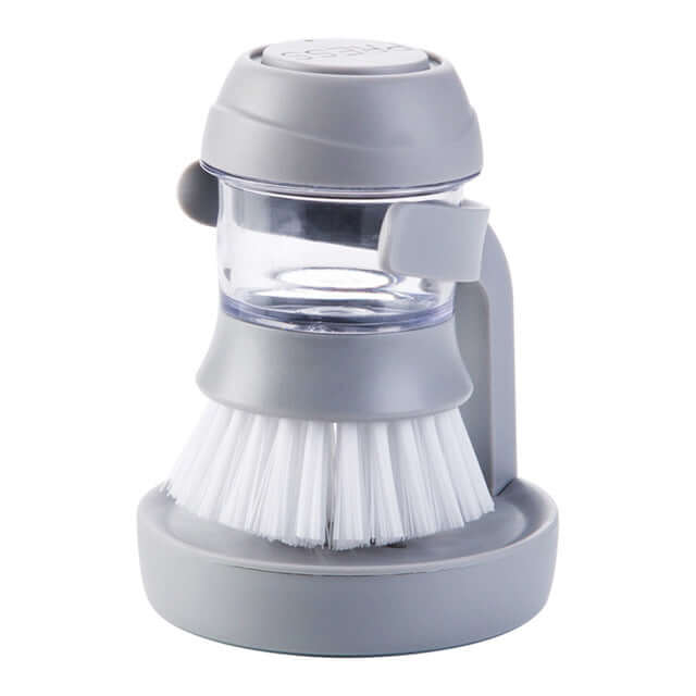 Brush With Liquid Washing Soap Dispenser Pot - Shop For Gamers