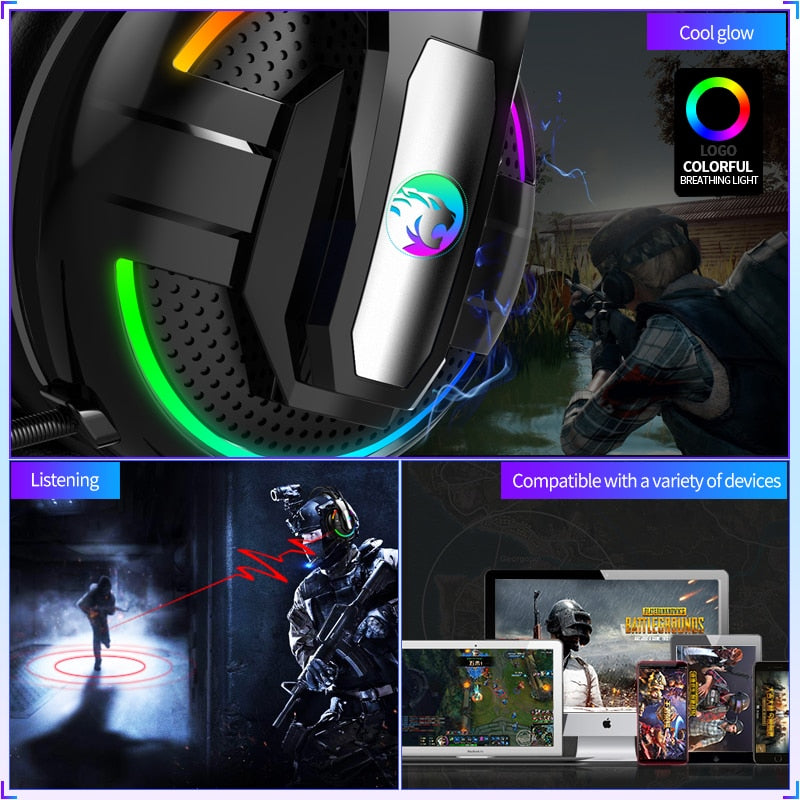 lip Hertog vocaal RGB Lightning Gaming Headphone | Shop For Gamers