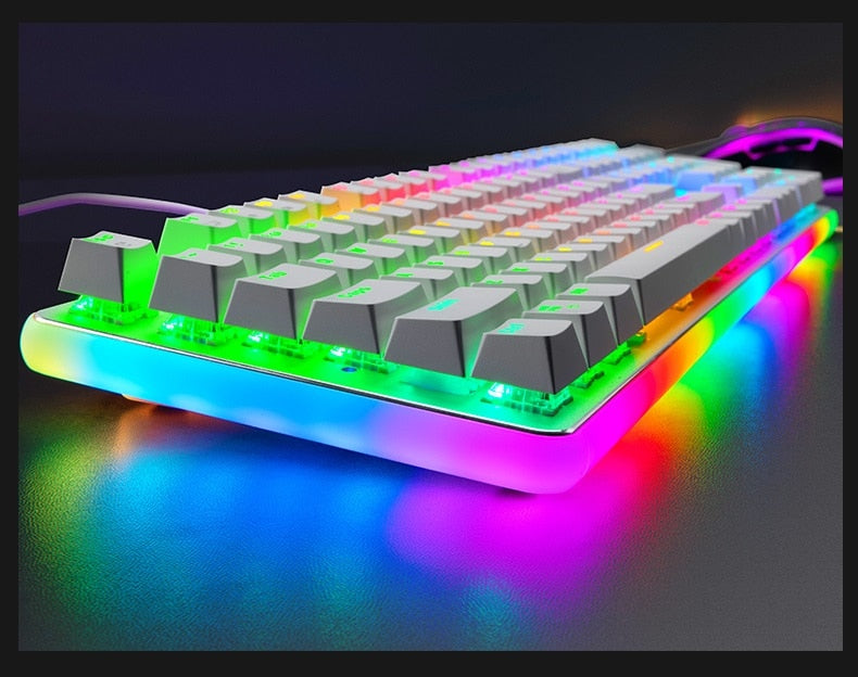 rk royal kludge rk918 wired mechanical keyboard