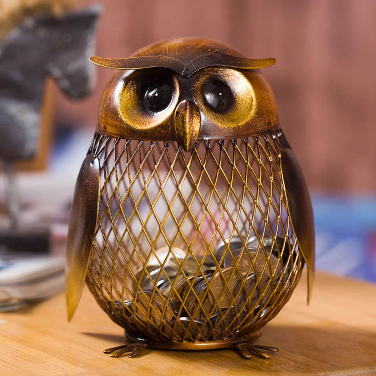 Bank Owl Figurine Money Box - Shop For Gamers