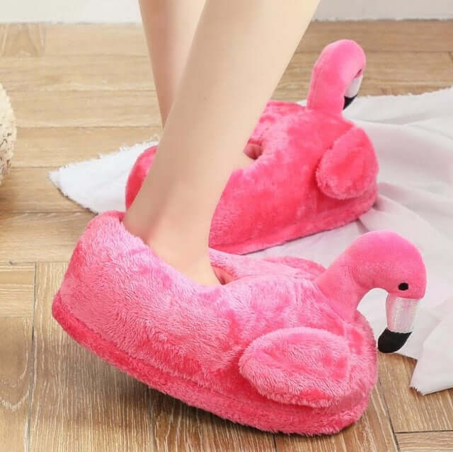 flamingo slippers