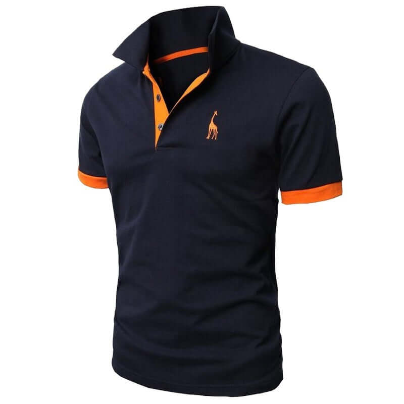 Polo Shirt Mens Casual Deer Embroidery | Shop For Gamers