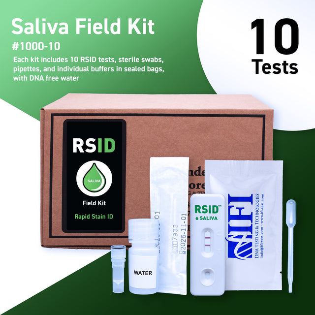 Product Image of 1000-10 | RSID SALIVA Field Kit 10 Tests/Kit #1