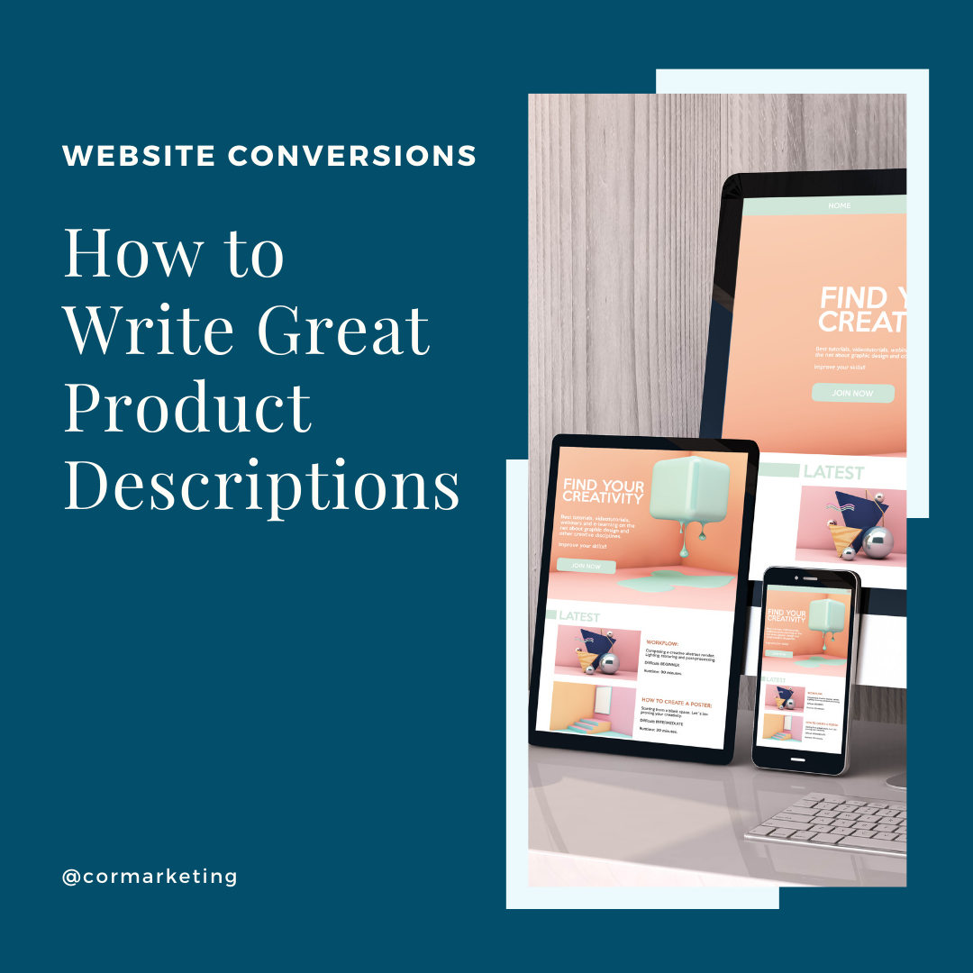 How to Write Great Product Descriptions - COR Marketing Group