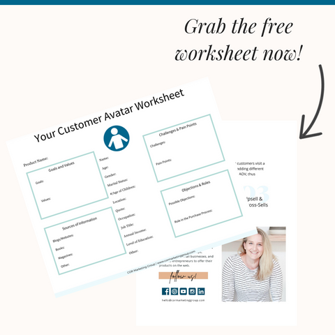 Customer Avatar Worksheet Opt-In Image