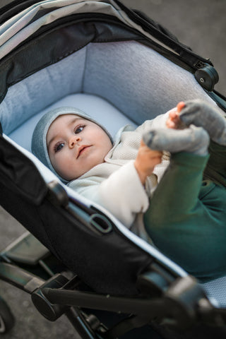 cute baby in Joolz stroller