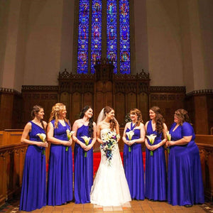 royal blue infinity dress bridesmaid
