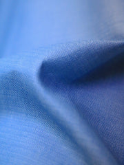 Blue 100% Cotton Fabric for tailored shirt